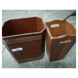 VINTAGE TRASH CANS, MISC