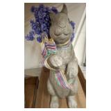 RABBIT COMPOSITE STATUE 18IN