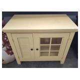 2 DOOR PAINTED CABINET