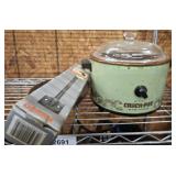 CROCK POT, CAST IRON ,MISC