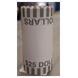 ROLL OF ASSORTED DOLLAR COINS