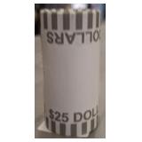 ROLL OF ASSORTED DOLLAR COINS