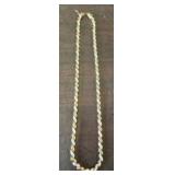 925 17IN CHAIN WITH GOLD OVERLAY