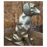 CAST BRASS DOG FIGURINE