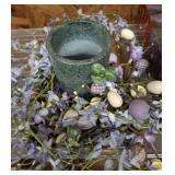 CANDLE HOLDER EASTER EGG DECOR