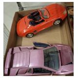 DIE CAST PORSCHE AND LAMBO