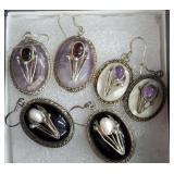 CAMEO STYLE EARRINGS IN 925