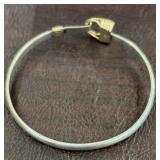 925 AND 14K GOLD BASKET BRACELET