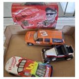 DALE EARNHARDT METAL LUNCHBOX, NASCAR COLLECTIBLES