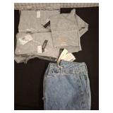 3 HIGH RISE LEGGING AND 1 MID RISE RELAXED FIT