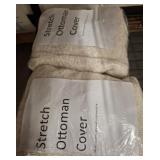 2PC STRETCH OTTOMAN COVERS