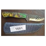 DAMASCUS STYLE HUNTING KNIFE