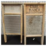 2 PC VINTAGE LINGERIE WASHBOARDS