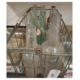 CRATE OF VINTAGE BOTTLES