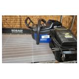 KOBALT 18IN 80V CHAIN SAW, BATTERY AND CHARGER
