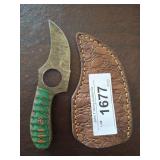 DAMASCUS STYLE SKINNING KNIFE