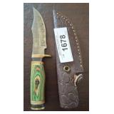 DAMASCUS STYLE HUNTING KNIFE