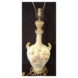 ROYAL RUDOLSTADT HANDPAINTED EMBELLISHED LAMP