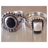 VINTAGE 925 RINGS 2 PC
