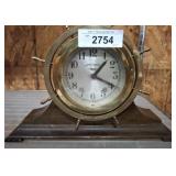 SETH THOMAS SHIPS WHEEL MANTLE CLOCK