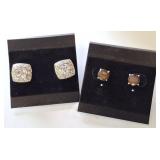 2 MARKED 925 EARRINGS