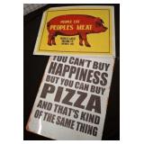 16IN METAL FOOD SIGNS