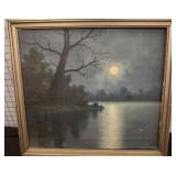 L GRIFFITH OIL ON CANVAS