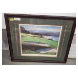 NUMBER 9 BY THE SEA PEBBLE BEACH PRINT