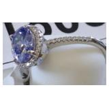 925 AND GEMSTONE RING