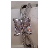 925 AND GEMSTONE RING