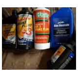 ASSORTED BRAKE AND STEERING FLUID