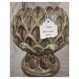 CERAMIC RICE BUD COMPOTE/PLANTER 10IN