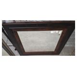 FRAMED BEVELED MIRROR