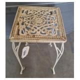 WROUGHT PLANT STAND 12X12X25
