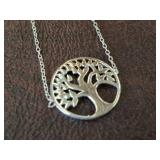 TREE OF LIFE 10IN ADJUSTABLE NECKLACE 925