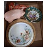 PIG DECOR, ART GLASS, SHELL