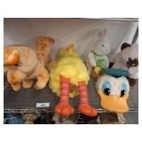 PLUSH VINTAGE ANIMALS, DAFFY, BIG BIRD