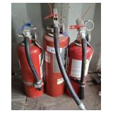 3 FIRE EXTINGUISHERS
