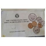1989 US P AND D MINT SET