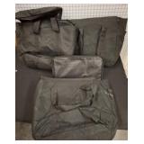 3PC PORTFOLIO BAGS BLACK