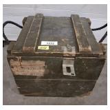 WOODEN MILITARY BOX