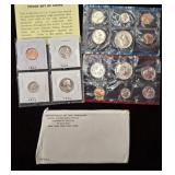 1972 MINT SET, PROOF COINS ASSORTED
