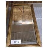 20IN GOLD FRAMED MIRROR