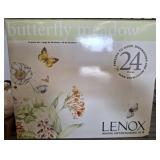 LENOX BUTTERFLY MEADOW 24PC DISH SET