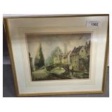 CANAL AND BRIDGE SCENE