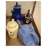 ASSORTED TEAPOTS BY HALL