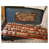 ASSORTED SOCKETS AND HOLDER