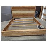 KING SIZED MCM BED AND FRAME