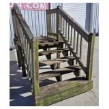 TREATED PLATFORM STEPS