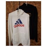 LARGE ADIDAS AND XL POLO HOODIES